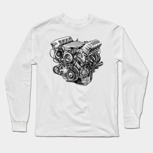 Big V8 Long Sleeve T-Shirt